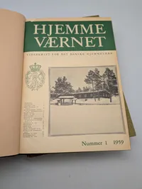 Hjemmeværnet Tidsskrift, fire indbundne årgange 1956-1959