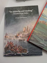 Samling af 6 bøger om Nyborgs historie og Slaget ved Nyborg 1659