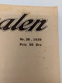 Uge-Journalen Nr. 38, 1939 - Dansk Magasin med Tysk Minelods