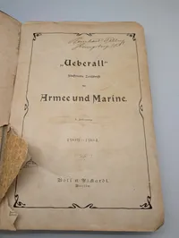 Boll u. Pickardt Ueberall Illustrierte Zeitschrift für Armee und Marine 1903-1904