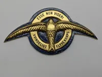 Kvindeligt Flyvekorps (KFK) Stort Emblem med Motto 'Esse Non Videri'
