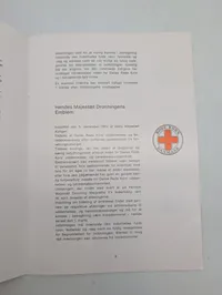 Dansk Røde Kors dokumentpakke vedrørende dekorationer og emblemer, 1981