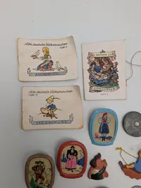 Vintage German WHW Winterhilfswerk Donation Tokens and Fairy Tale Booklets