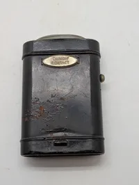 Daimon Contact lommelygte i sort metalhus Tysk WW2