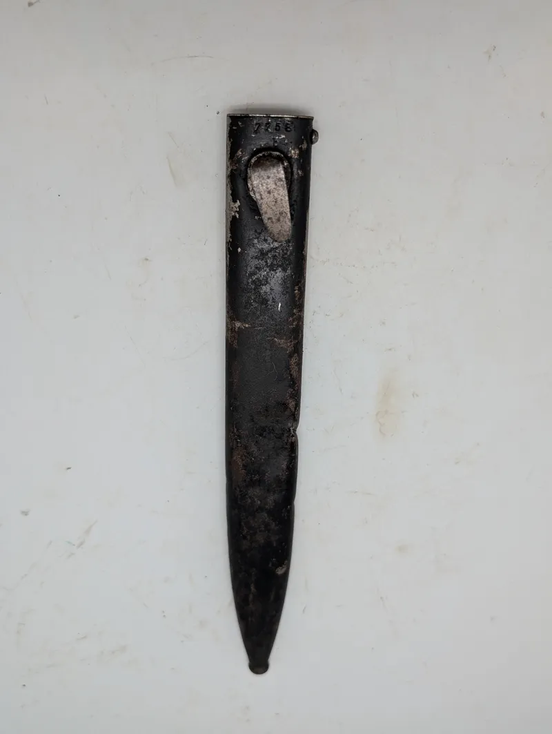 Tysk Mauser K98 Bajonetsked med serienummer 7256