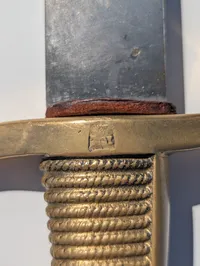 Spansk Model 1843 Infanterisabel med messingfæste
