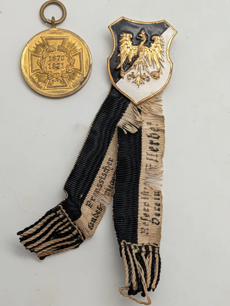 Tysk krigsmindemedalje 1870-1871 og Preussisk veteranemblem