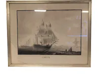 Hartvig Caspar Christie (1788-1869), Søkadet tegning af orlogsskib