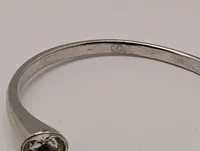 VJ 925 Sterling Sølv Armring med Klare Sten