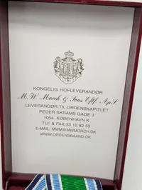 Danish Home Guard Medal for Voluntary Service with Original Case