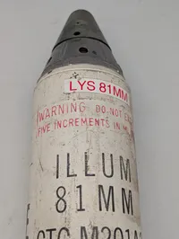 Inert 81 mm M301A3 Illumination Mortérgranat