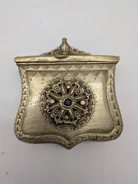 EN Ottomansk GRÆSK MESSING PALASKA PATRONÆSKE.