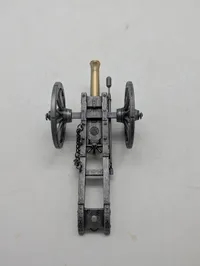 Napoleonsk modelkanon i messing og metal