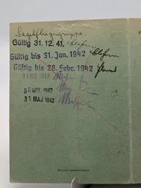 Dansk Passerseddel fra 1941 til Værløse Flyveplads, Harald Hansen