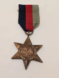 British World War II 1939-1945 Star Campaign Medal