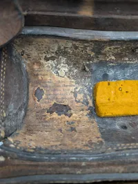 Dansk Militær Felttelefon Model 1915 med Lædertaske, ikke omgjort i 1952 