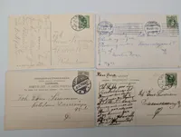 Set of Four Vintage Danish Postcards