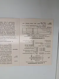 Junkers Flugmotor Jumo 211 B/D and G/H Engine Manual Excerpt, 1941