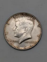 1964 Kennedy Half Dollar 90% Silver Coin
