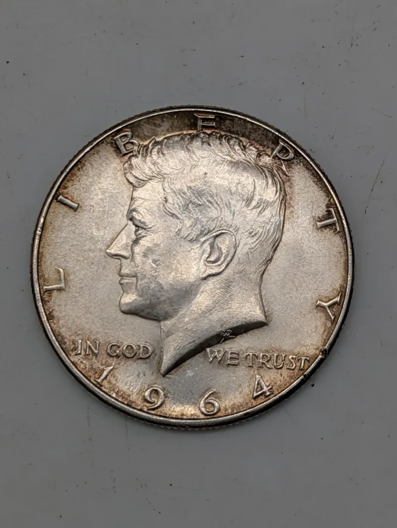 1964 Kennedy Half Dollar 90% Silver Coin