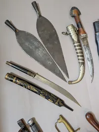 Collection of Antique and Modern Edged Weapons and Knives