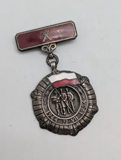 Polsk 10-års Jubilæumsmedalje for Folkerepublikken (1944-1954)
