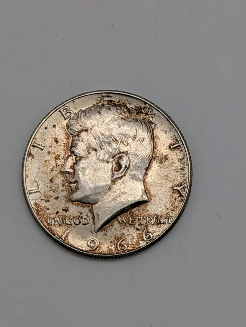 1966 Kennedy Half Dollar Silver Coin