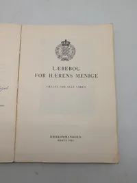 Lærebog for Hærens Menige, dansk militær instruktionsbog