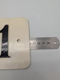 Dansk Brandbilsskilt T-1 Byvåben
