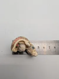 Antik JAPANESE HAND CARVED EROTIC NETSUKE FIGURES EDO / MEIJI PERIODE 