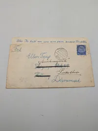 Tysk censureret brev fra 1940 sendt til Ellen Torp i Danmark