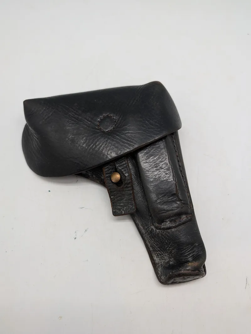 Sort Læderpistolhylster Dansk politi 