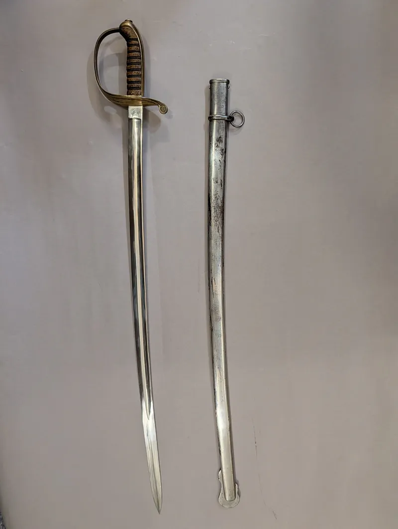 Dansk model 1858 officerssabel 