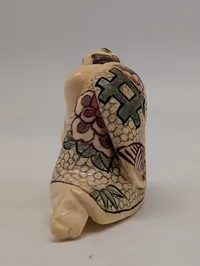 Antik JAPANESE HAND CARVED EROTIC NETSUKE FIGURES EDO / MEIJI PERIODE 