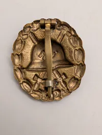 Tysk Såretmærke i Guld (Verwundetenabzeichen), Spaniens tyben, originalt ?