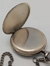 Danish Silver Pocket Watch Den Sønderjydske Fond Commemorative