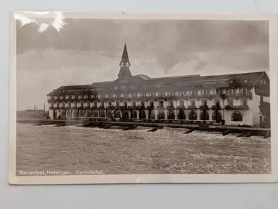 Vintage Postcard of Marienlyst Kurhotellet, Helsingør, Denmark