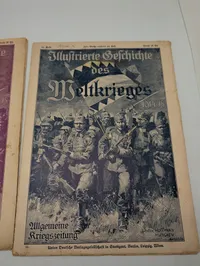 To hæfter af Illustrierte Geschichte des Weltkrieges 1914/15