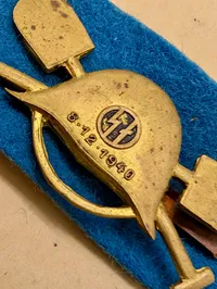 Ekstremt sjældent mærke for D.N.A.S.A.P Arestander  8.12.1940 