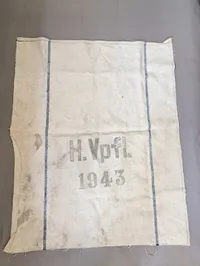 Tysk Wehrmacht H.Vpfl. kornsæk fra 1943 med Reichsadler