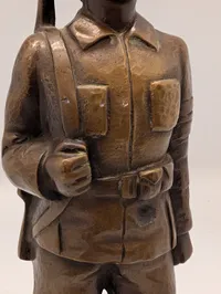 H.F. Agte L'Forge Bronze Statuette af Modstandsmand, 5. Maj 1945