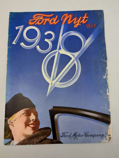 Ford Nyt Nr. 1, 1938 V8 Salgsbrochure fra Ford Motor Company