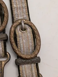 Tyske Wehrmacht Officer Sabelhængere i Sølvbroderi og Messing
