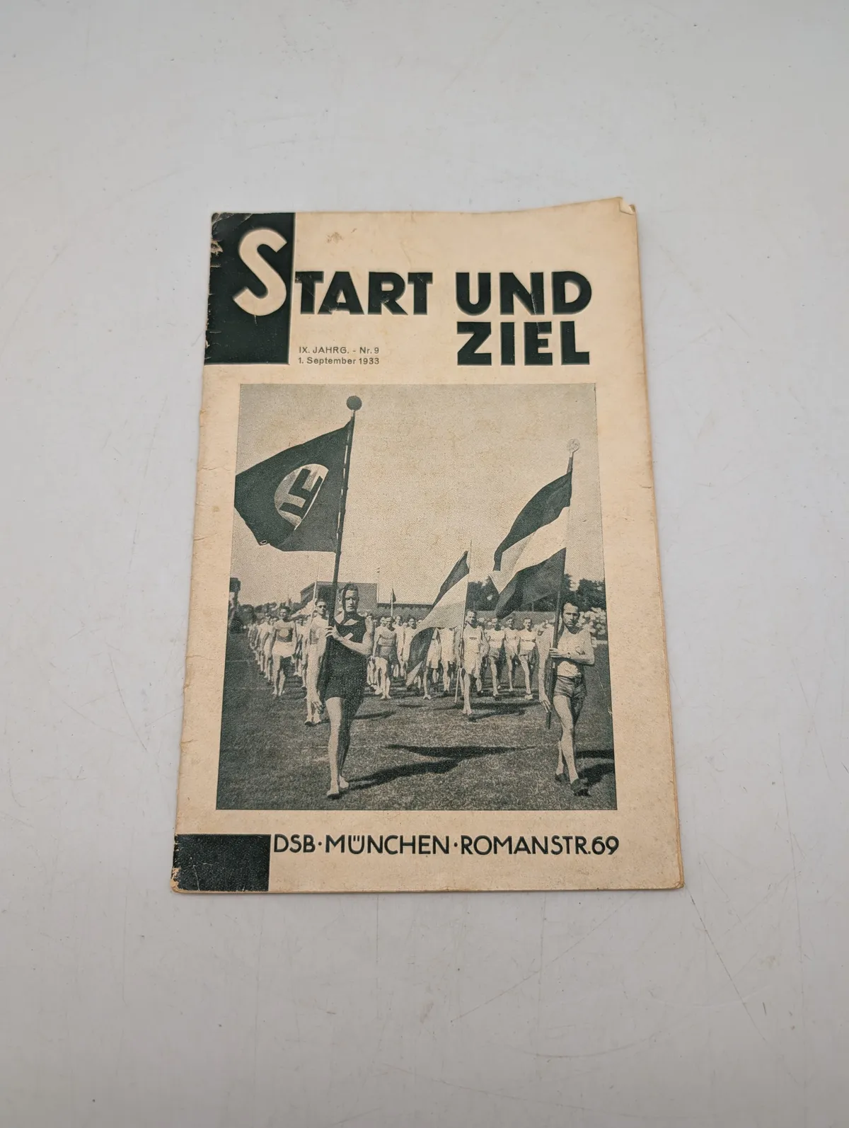 Start und Ziel, IX. Jahrgang Nr. 9, 1. September 1933, DSB München