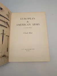 Samling af tre militærhistoriske bøger om våben og militaria