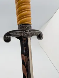 Paul Weyersberg & Co. Solingen German Army Officer's Dagger with Scabbard Afnazificeret 