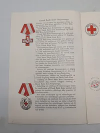 Dansk Røde Kors hæfte: Dekorationer og Emblemer (1963)