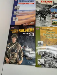 Samling af 6 OREP Editions bøger om D-dag og Normandiet