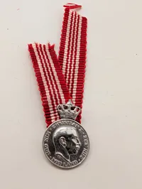Dansk Christian X's Erindringsmedalje for Deltagelse i Krigen 1940-45 Miniture