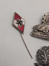 Tysk samling af tre emblemer, efter 45 